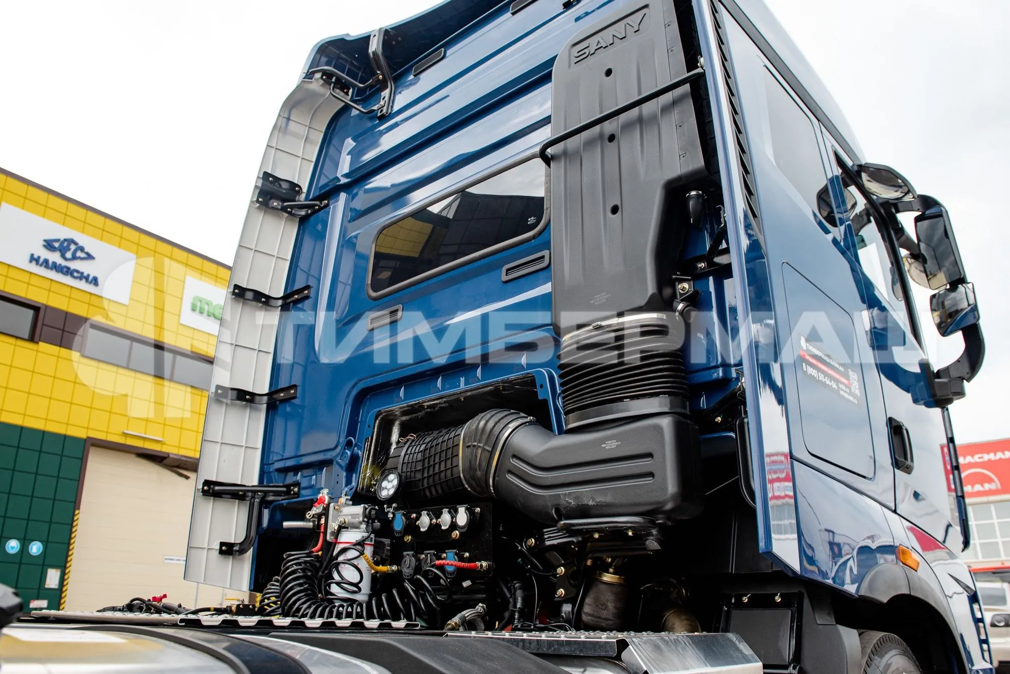 Седельный тягач SANY S490 синий фото 9