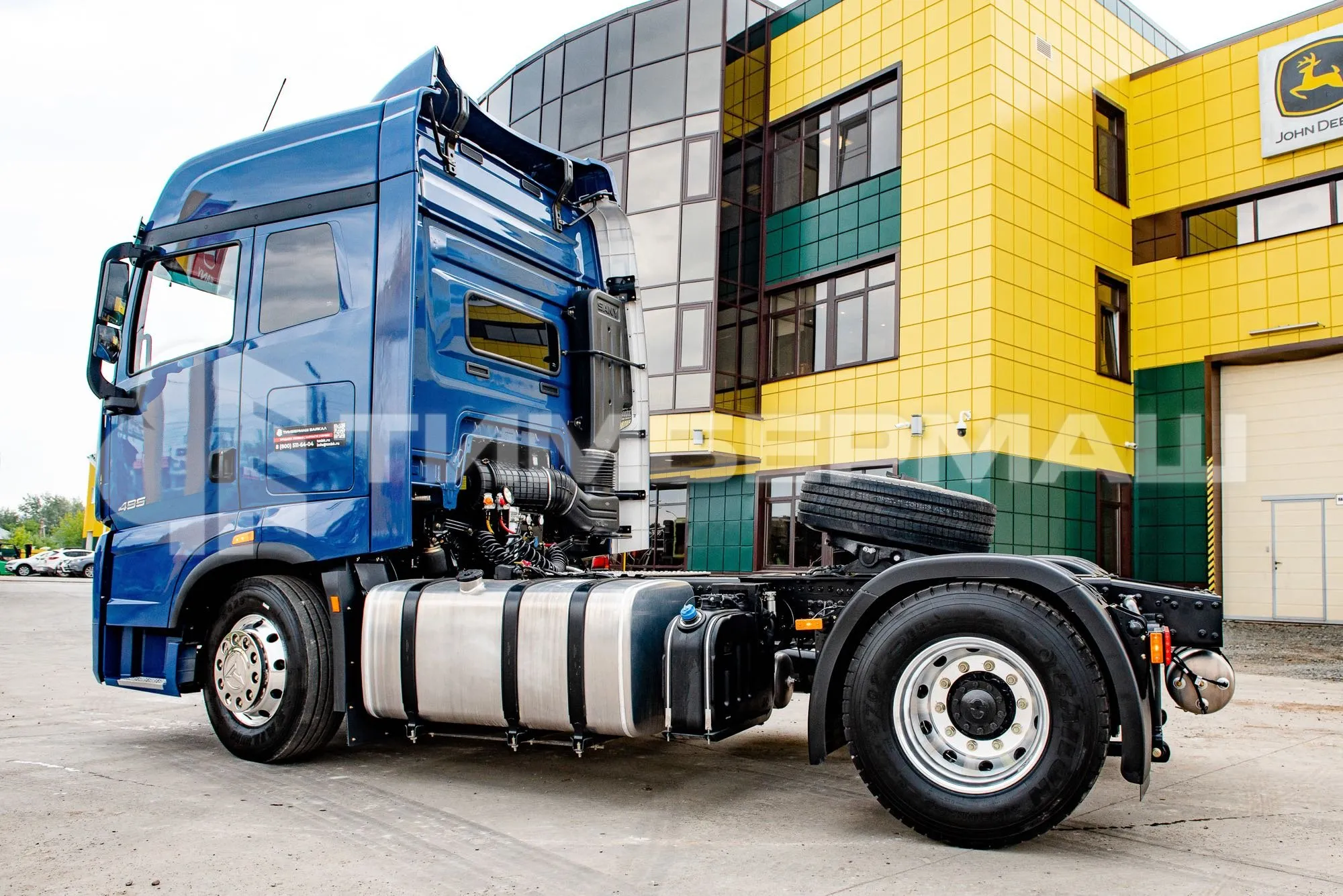 Седельный тягач SANY S490 синий фото 4